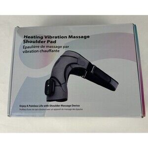 Cordless Heated Shoulder Massager Brace w/Vibration Therapy Pain Relief Tested